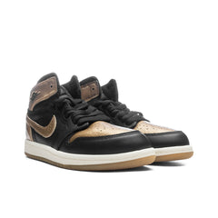 1 Retro High OG (PS) 'Black and Gold' - Black/Metallic Gold/Sail
