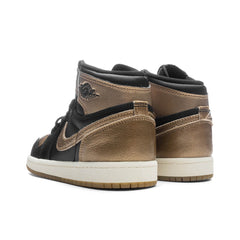 1 Retro High OG (PS) 'Black and Gold' - Black/Metallic Gold/Sail