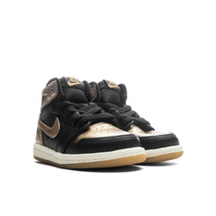 1 Retro High OG (TD) 'Black and Gold' - Black/Metallic Gold/Sail