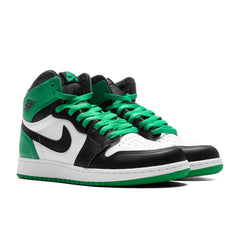1 Retro High OG (GS) - Black/Lucky Green/White