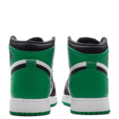 1 Retro High OG (GS) - Black/Lucky Green/White
