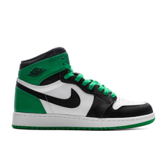 1 Retro High OG (GS) - Black/Lucky Green/White