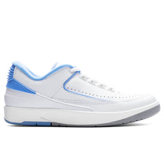 2 Retro Low - White/University Blue/Cement Grey