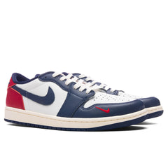 1 Retro Low OG 'Howard University' - Summit White/Gym Red/Midnight Navy