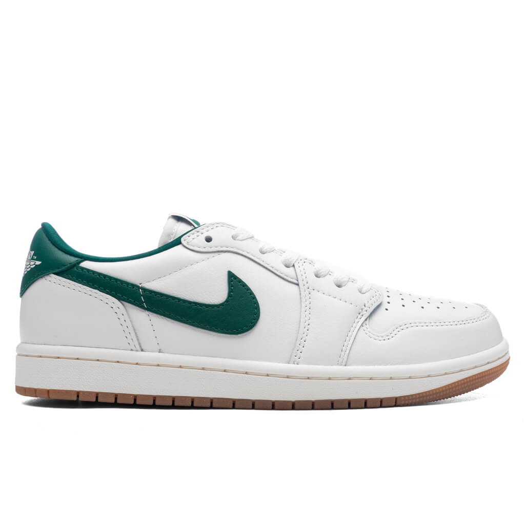 Women's 1 Retro Low OG - White/Oxidized Green/Sail