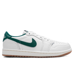 Women's 1 Retro Low OG - White/Oxidized Green/Sail