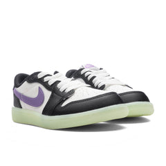 1 Retro Low OG (PS) - Black/Black Raspberry/Volt Tint