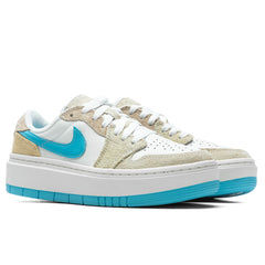 Women's 1 Elevate Low Salt Lake City - White/Baltic Blue/Oil Green