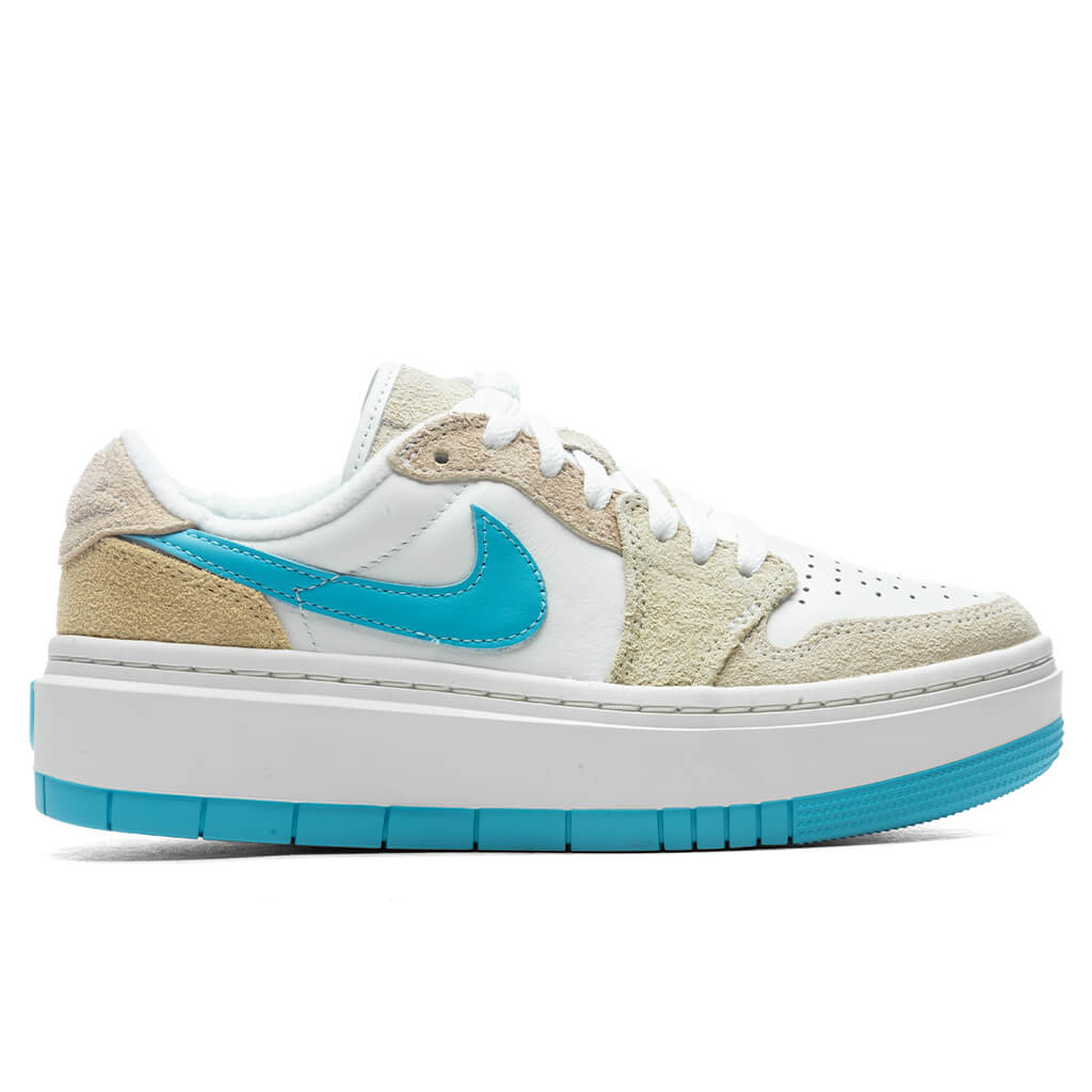 Women's 1 Elevate Low Salt Lake City - White/Baltic Blue/Oil Green