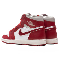 Women's 1 Retro High OG 'Varsity Red' - Light Iron Ore/Varsity Red/Sail
