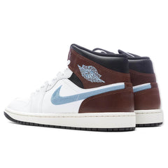 1 Mid SE - White/Blue Grey/Black