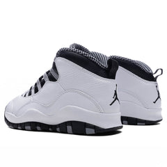 10 Retro 'Steel' - White/Black/Light Steel Grey/Dark Powder Blue