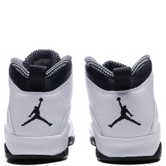 10 Retro 'Steel' - White/Black/Light Steel Grey/Dark Powder Blue