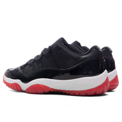 11 Retro Low 'Bred' - Black/Varsity Red/White