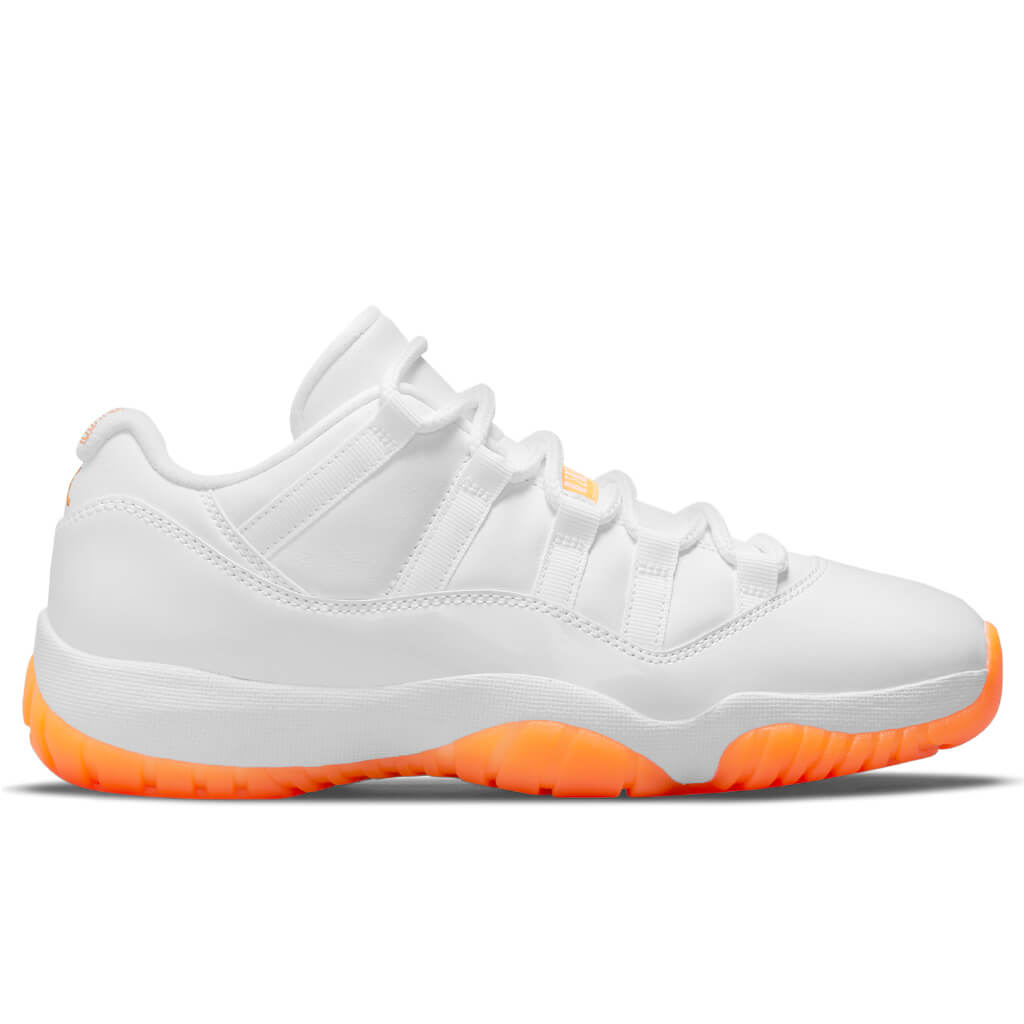 Women's 11 Retro Low - White/Bright Citrus