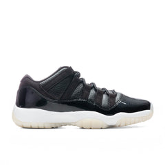 11 Retro Low (GS) '72-10' - Black/Gym Red/White
