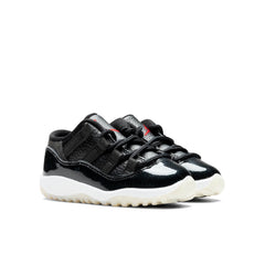 11 Retro Low (TD) '72-10' - Black/Gym Red/White