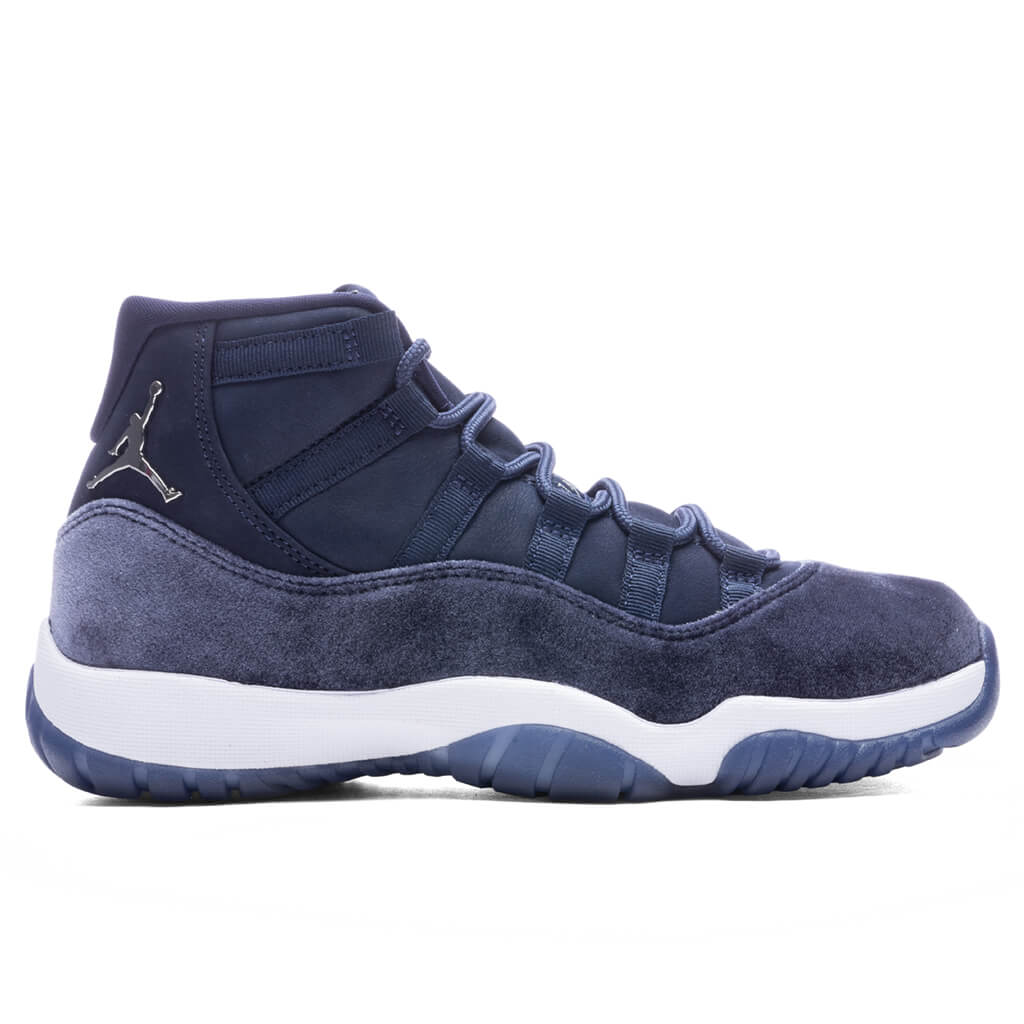 Women's 11 Retro - Midnight Navy/Metallic Silver/White