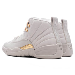 Women's 12 Retro - Phantom/Metallic Gold/White