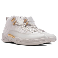 Women's 12 Retro - Phantom/Metallic Gold/White
