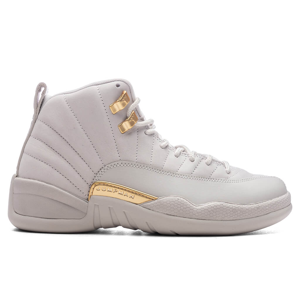 Women's 12 Retro - Phantom/Metallic Gold/White