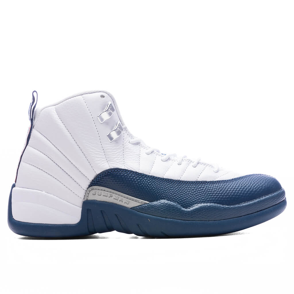 12 Retro 'French Blue' - White/French Blue/Metallic Silver