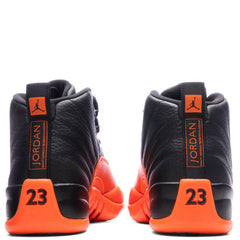 Women's 12 Retro - Black/Brilliant Orange/White