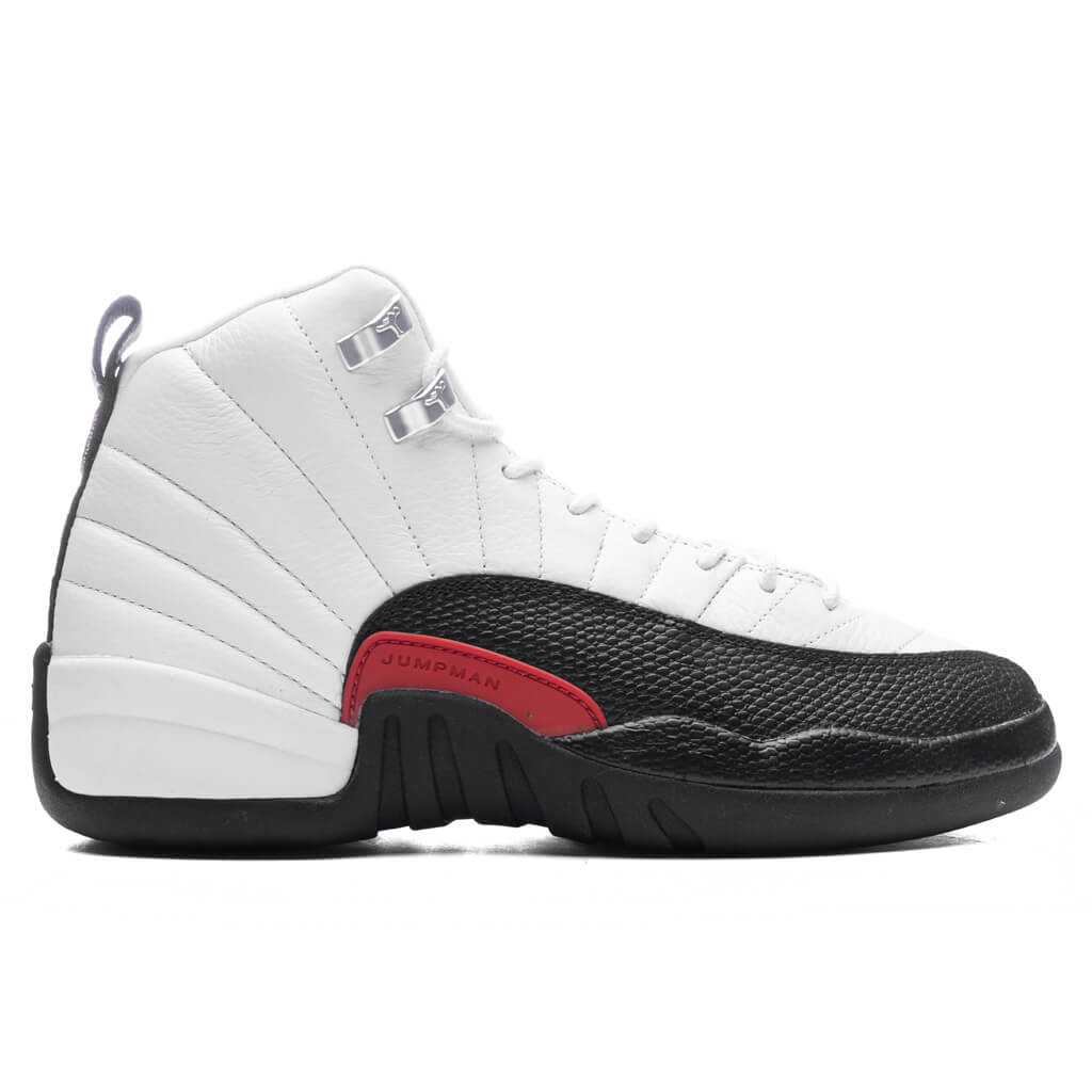 12 Retro (GS) - White/Gym Red/Black