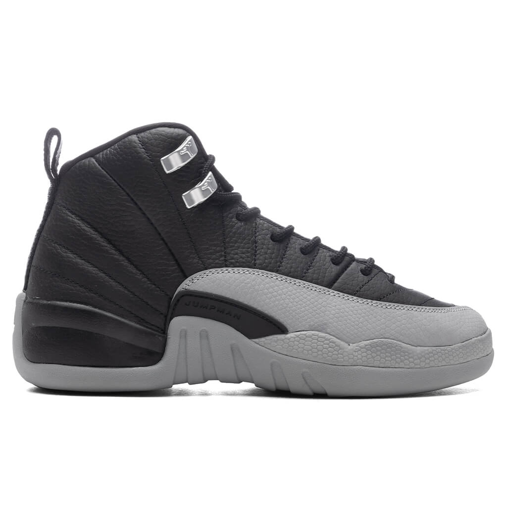 12 Retro (GS) Barons - Black/Wolf Grey/White
