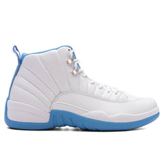 12 Retro 'Melo' - White/University Blue/Metallic Silver