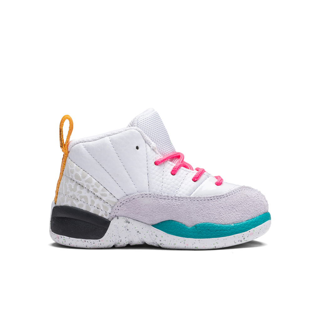 12 Retro (TD) - White/Vapor Green/Photon Dust