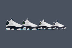 13 Retro (PS) 'Obsidian' - White/Dark Powder Blue