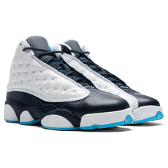 13 Retro (GS) 'Obsidian' - White/Dark Powder Blue