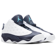 13 Retro (TD) 'Obsidian' - White/Dark Powder Blue