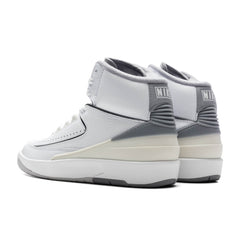 2 Retro (GS) - White/Cement Grey/Sail