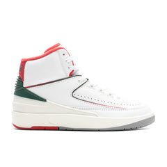2 Retro (GS) 'Italy' - White/Fire Red/Fir