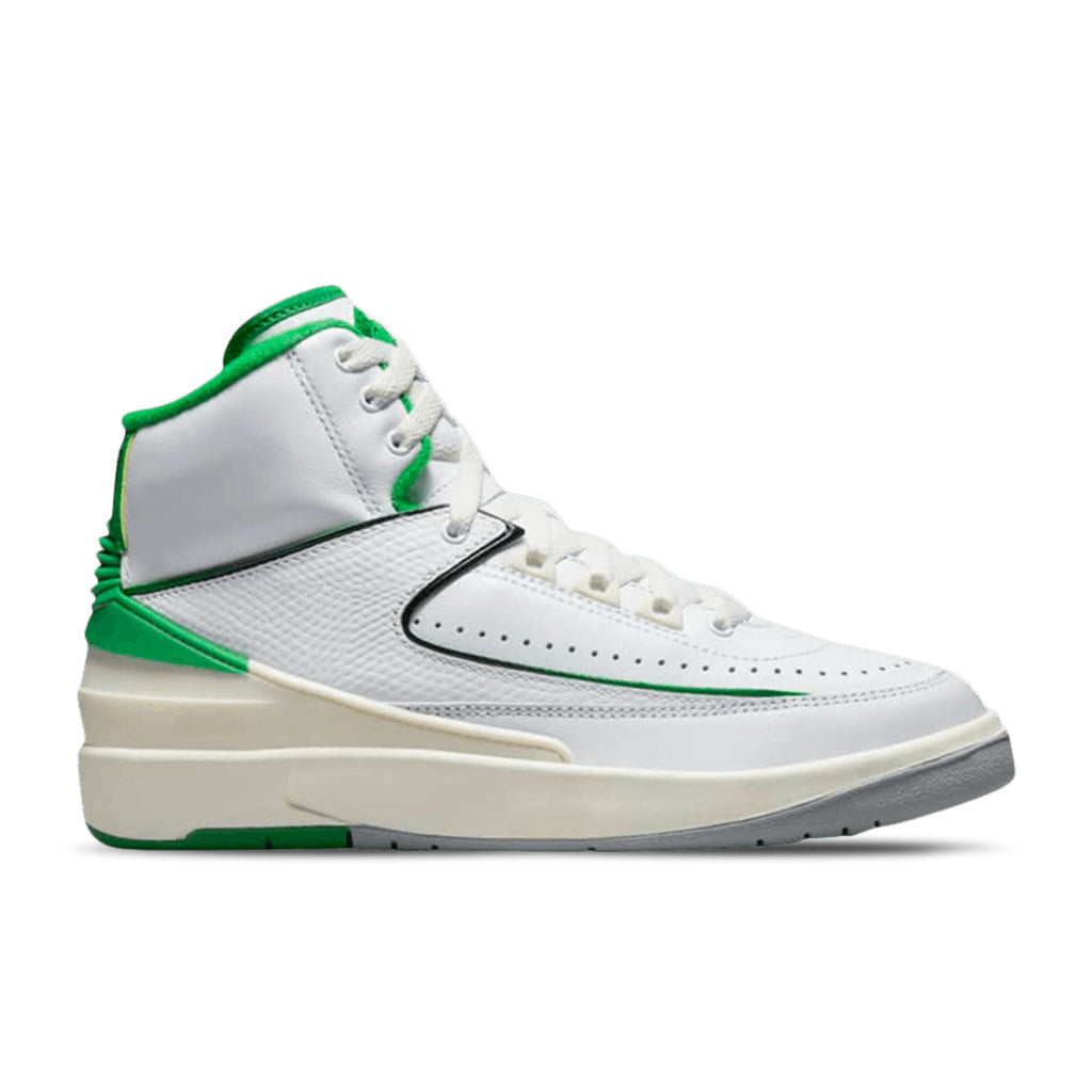 2 Retro (GS) - White/Lucky Green/Sail