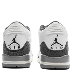3 Retro (PS) - Summit White/Fire Red/Cement Grey