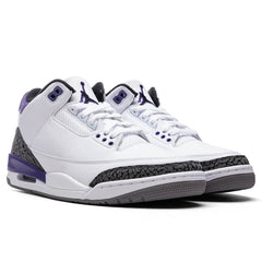 3 Retro - White/Black/Dark Iris