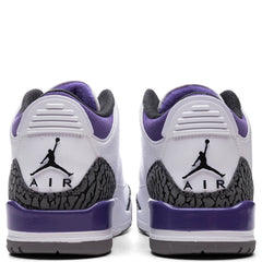 3 Retro - White/Black/Dark Iris