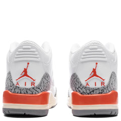 Women's 3 Retro 'Georgia Peach' - White/Cosmic Clay/Sail