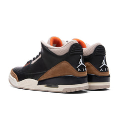3 Retro (GS) 'Desert Elephant' - Black/Rush Orange/Fossil Stone