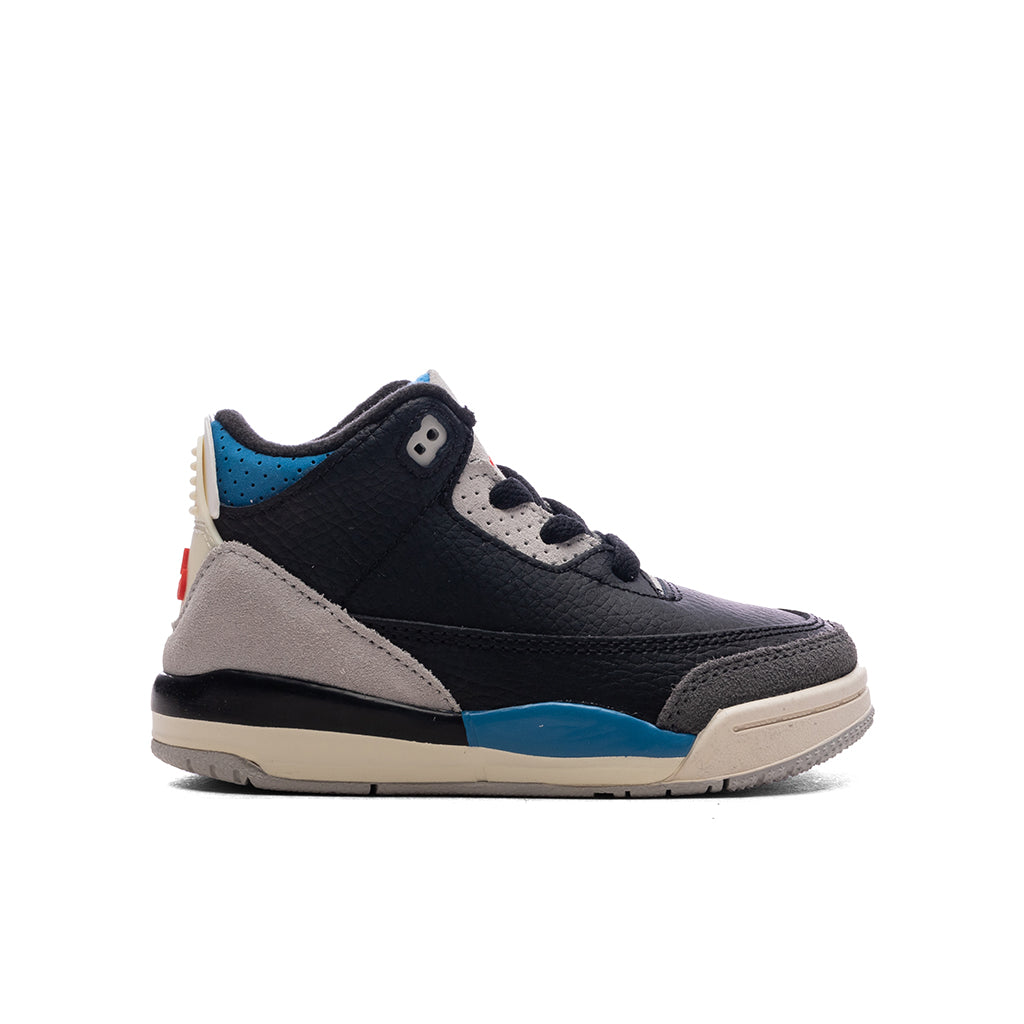 3 Retro OG 'Rare Air' (TD) - Black/Chile Red/Neutral Grey