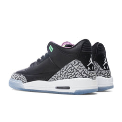 3 Retro SE (GS) 'Electric Green' - Black/Violet Shock