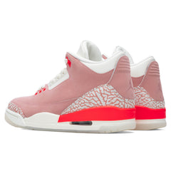 Women's 3 Retro - Rust Pink/Bright Crimson