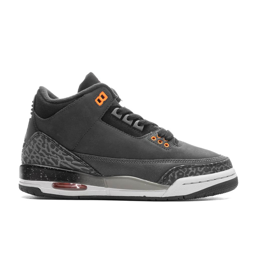 3 Retro (GS) 'Fear' - Night Stadium/Total Orange/Black
