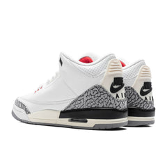3 Retro (GS) White Cement Reimagined - Summit White/Fire Red