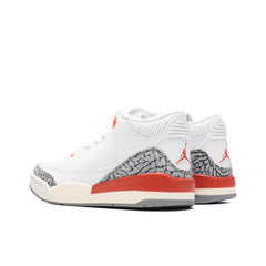 3 Retro (PS) 'Georgia Peach' - White/Cosmic Clay/Sail