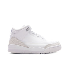 3 Retro 'Pure Money' (PS) - White/Metalic Silver