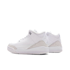 3 Retro 'Pure Money' (PS) - White/Metalic Silver